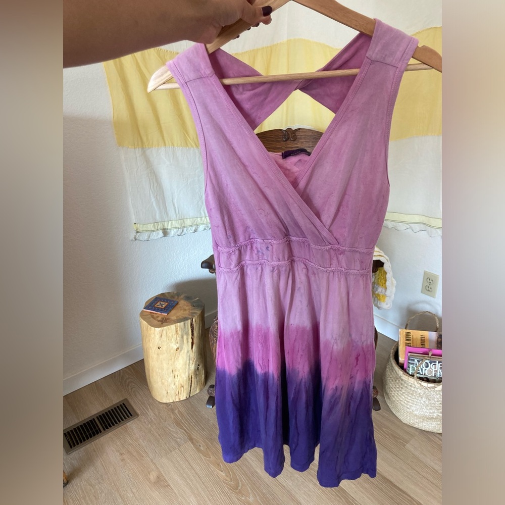 Prana tie dye mini dress
